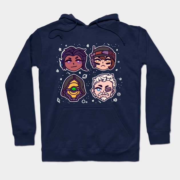 Tiny Vault Hunters Hoodie by tinypolart